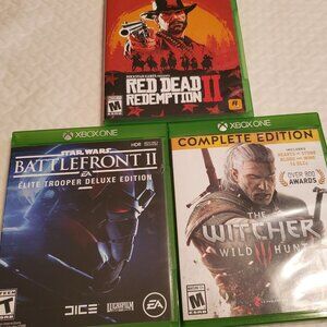XBOX ONE video games a bundle of 3 games. for $65.